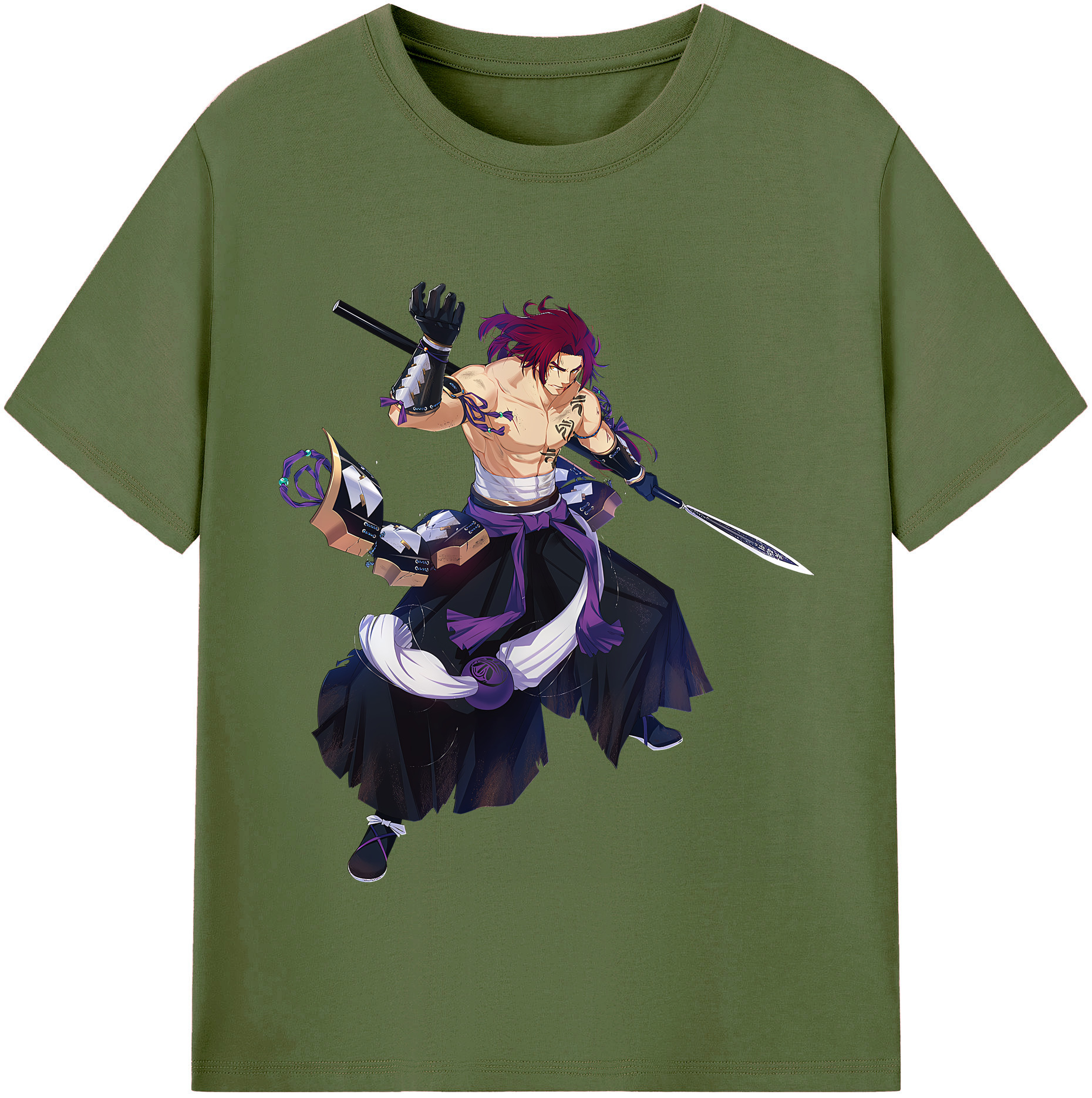 （画像用） 刀剣乱舞 Touken Ranbu 綿100％半袖Tシャツ（フロントプリント）